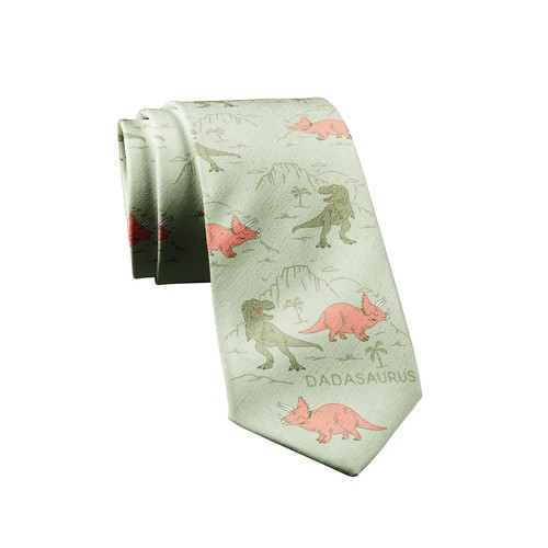 Dadasaurus necktie funny ties - necktie,
